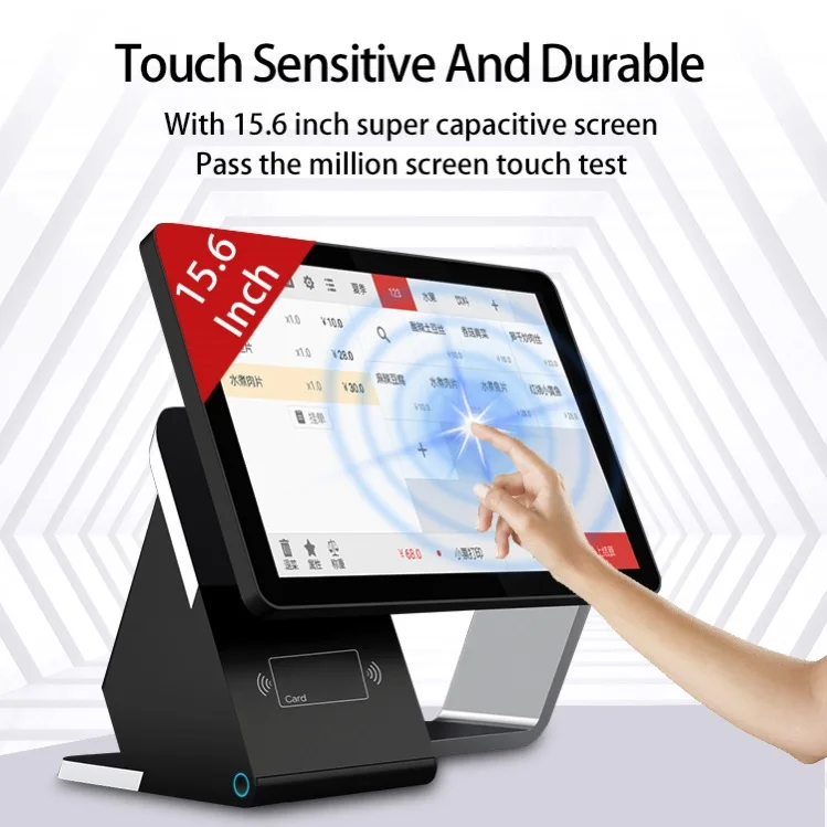 17 inch aluminum dual touch capacitive screen tablet PC for Hair Salon Pos App System