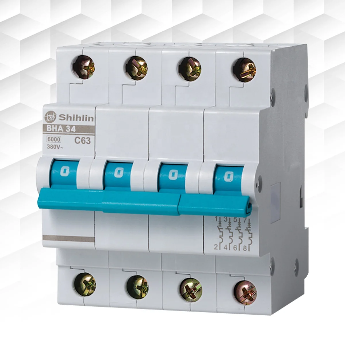 SHIHLIN brand BHA Series Miniature Circuit Breaker electrical circuit breakers panel circuit breaker