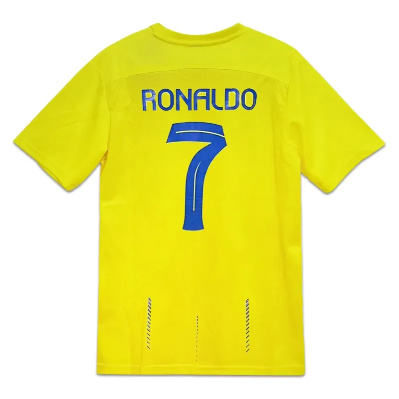 Оптовая продажа футбольные майки Al Nassr FC 2023 2024 домашняя желтая 23-24 CR7 ronzalo mane