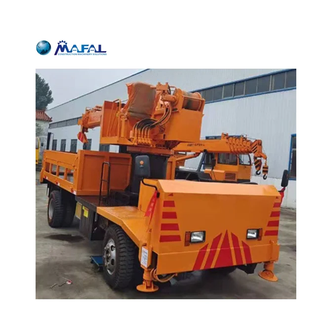 High Quality 10 Ton Portable Telescopic Boom new truck mounted crane