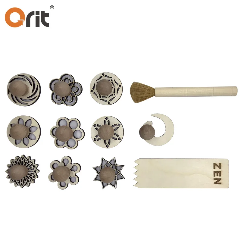 Новое поступление, сделай сам по индивидуальному заказу, китайская Дзен Будда, мини-резьба, игрушки, набор деревянных штампов