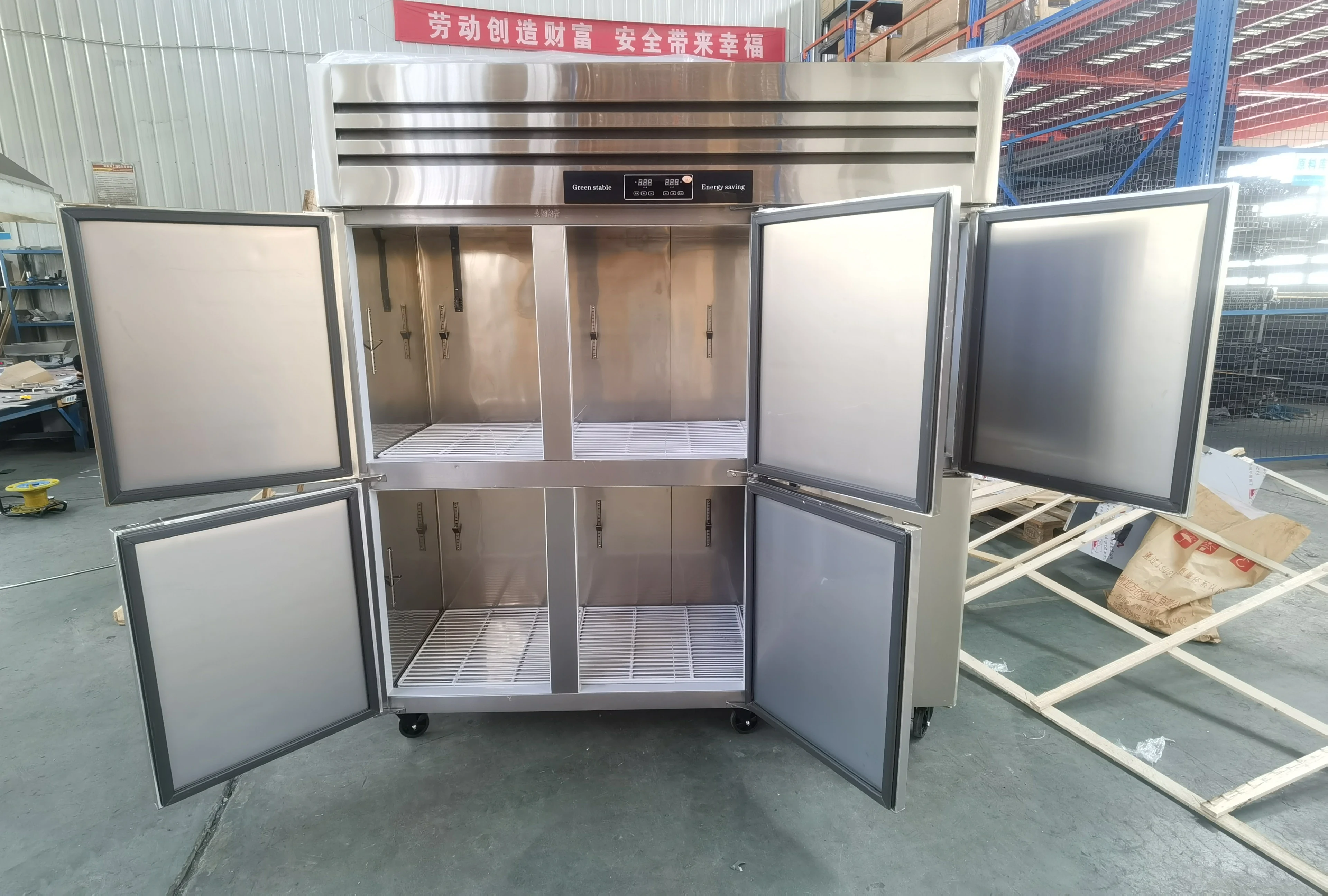 Air Cooling top commercial refrigerators 6 door upright freezers commercial cheese refrigerator upright chiller
