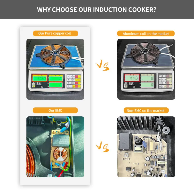 kitchen appliance 3500W touch control induction cooktop electric stove with Inverter