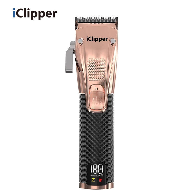 iClipper-K33s New Arrival Cordless Professional  Hair Trimmer Electric Metal  Hair Clippers