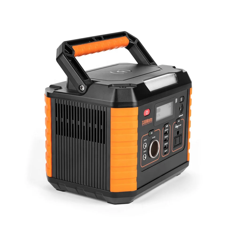 300Wh 330W backup lithium battery for Outdoor RV/Van camping/Emergency/CPAP/Phone