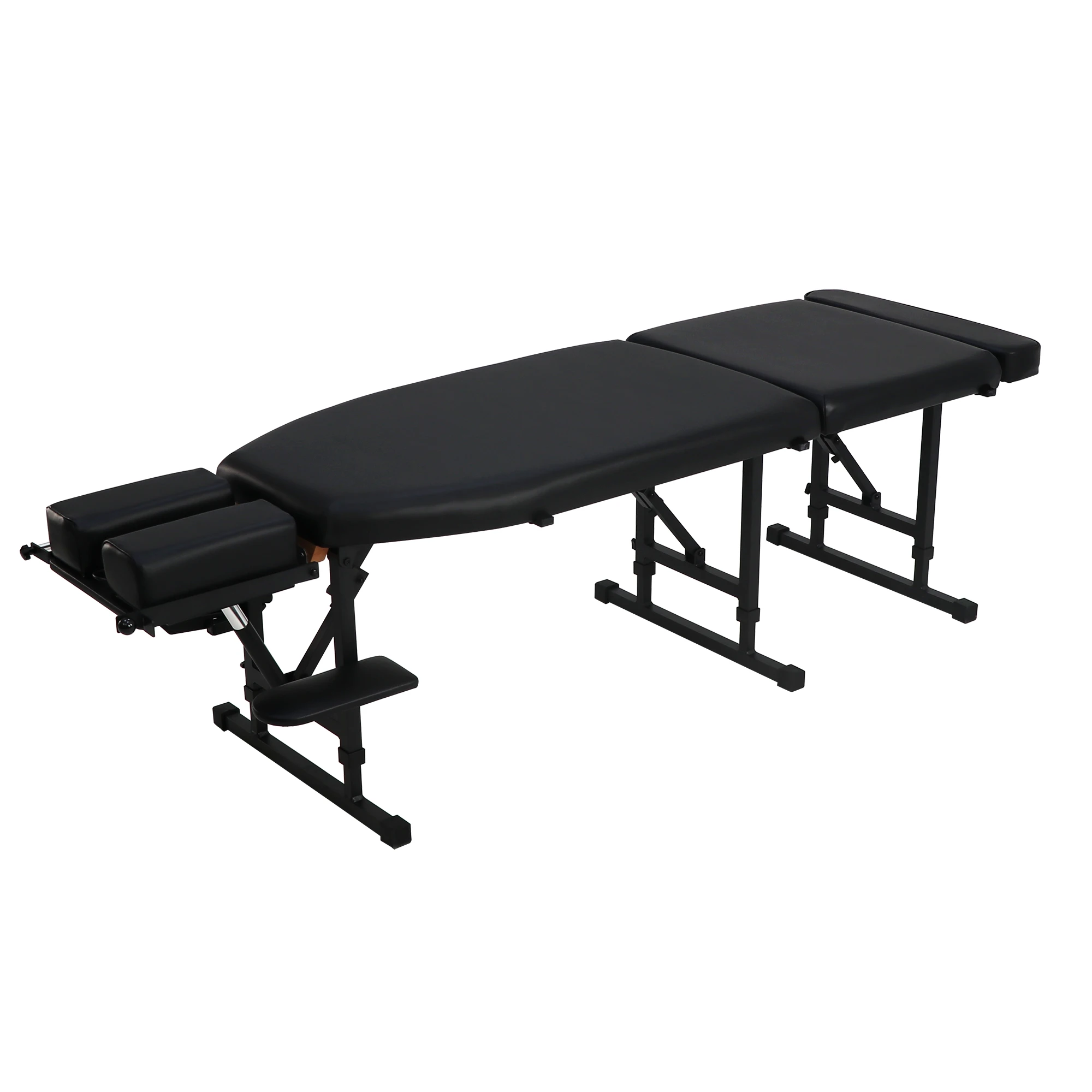 Folding lightweight foldable chiropractic treatment table chiropractic treatment bed adjustment manual drop table