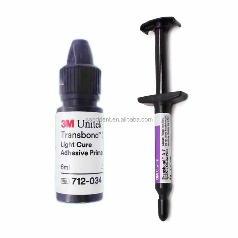 Хорошая цена оригинальный 3 м Transbond XT светоотверждающий ортодонтический клейкий праймер 712-034 и 712-036 стоматологические материалы