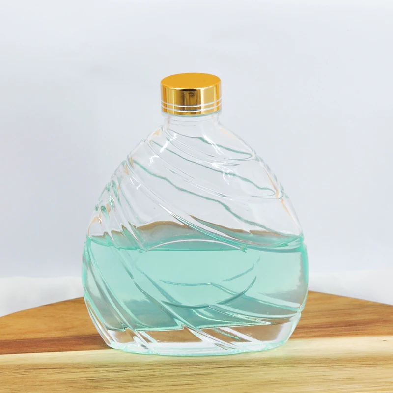 CD-127 Credible Good Quality Vodka Bottle Wholesale Hard Liquor Resealable Glass High White Vodka Bottle