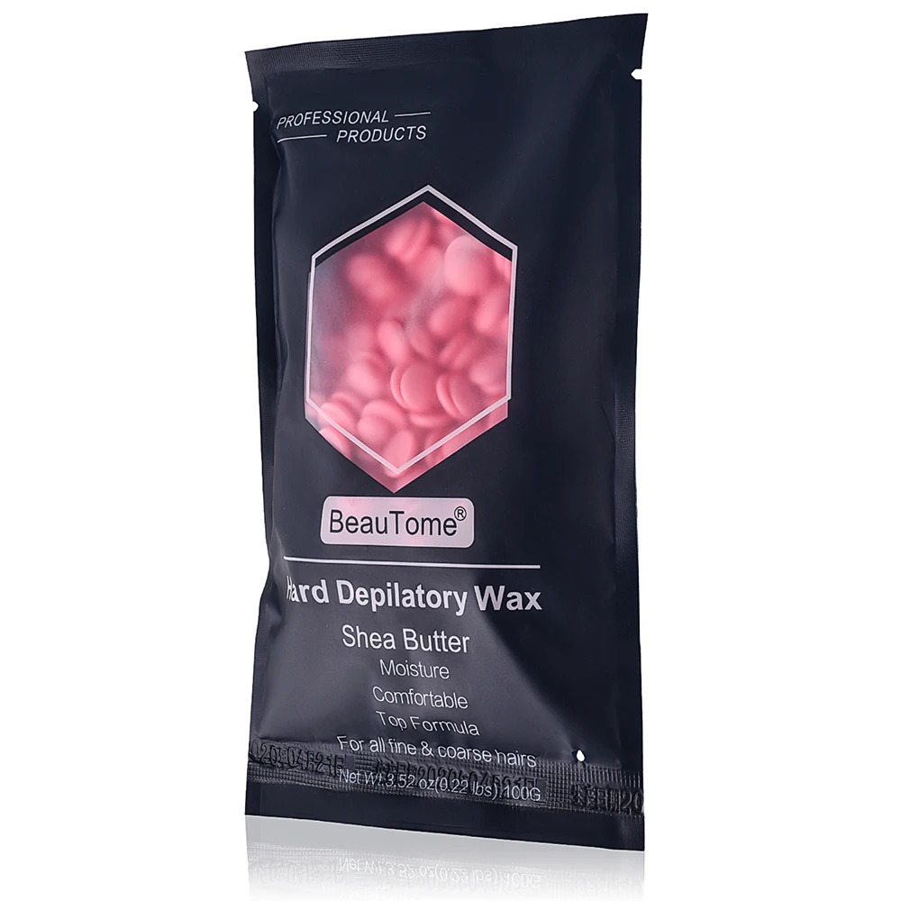 Beautome organic rosin hot wax depilatory hard wax beans hair 100gm