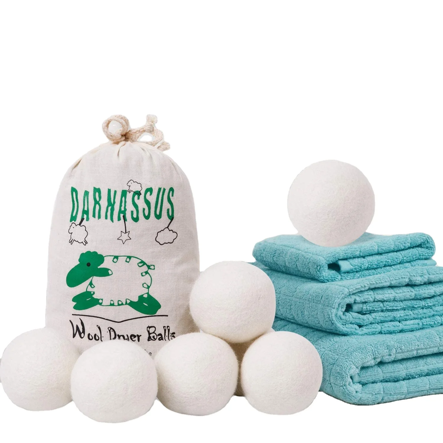 Органические шерстяные фетровые сушилки ручной работы, шарики для сушки одежды