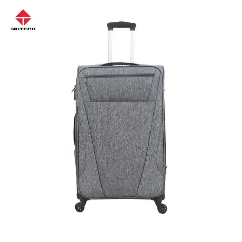 Anti Water Expandable Softside Bag Durable Large Ultra Lightweight Checked Suitcase with Rolling Spinner Wheels