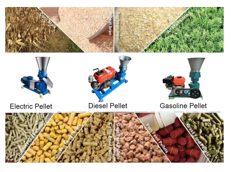 Farm Use High Yield Small Animal Feed Pelletizer  Poultry Feed Pellet Machine Livestock Feed  Granulator