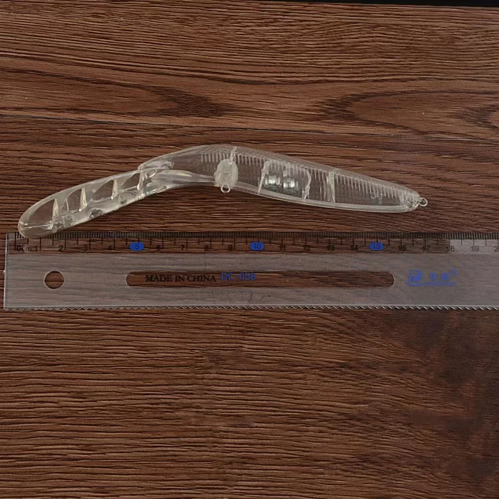 G15 Unpainted Lure Bait 19.5G/16.8CM Transparent Plastic bead Bait Artificial Long casting Lure Fishing Lure Accessories