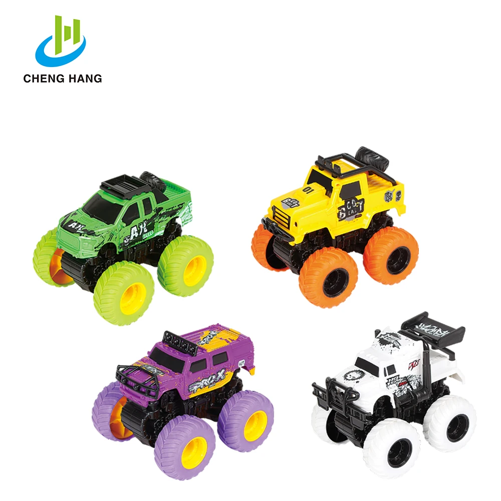 
New Toy 2020 Mini Monster Truck Toy 4WD Friction Power Car Toy 
