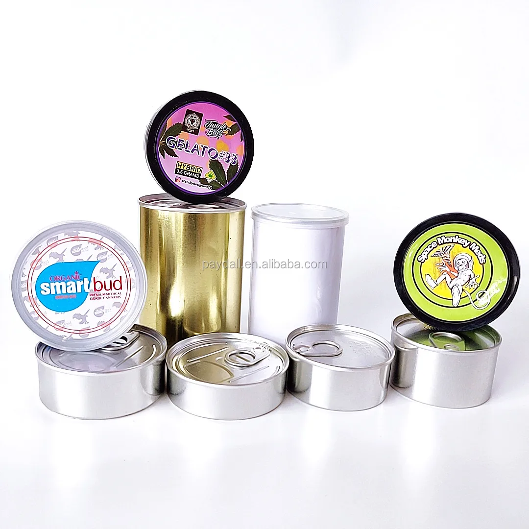 
Canned tuna can be pressed in 100ml 3.5g food grade tin can 