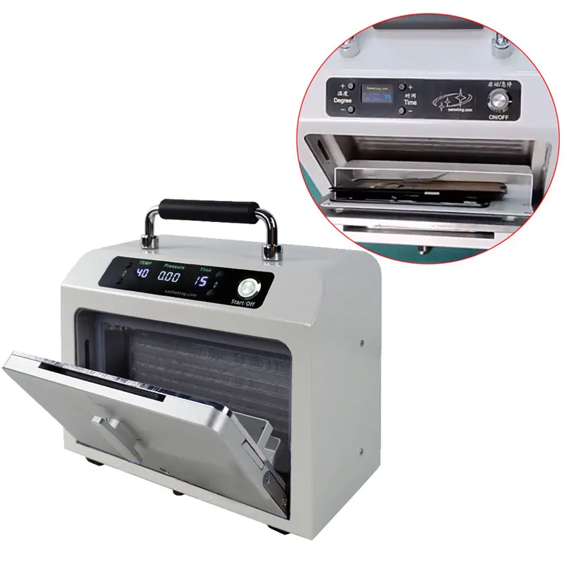 Sameking 7 Inch Bubble remover debubble autoclave Machine for iphone for samsung edge OLED screen Refurbish
