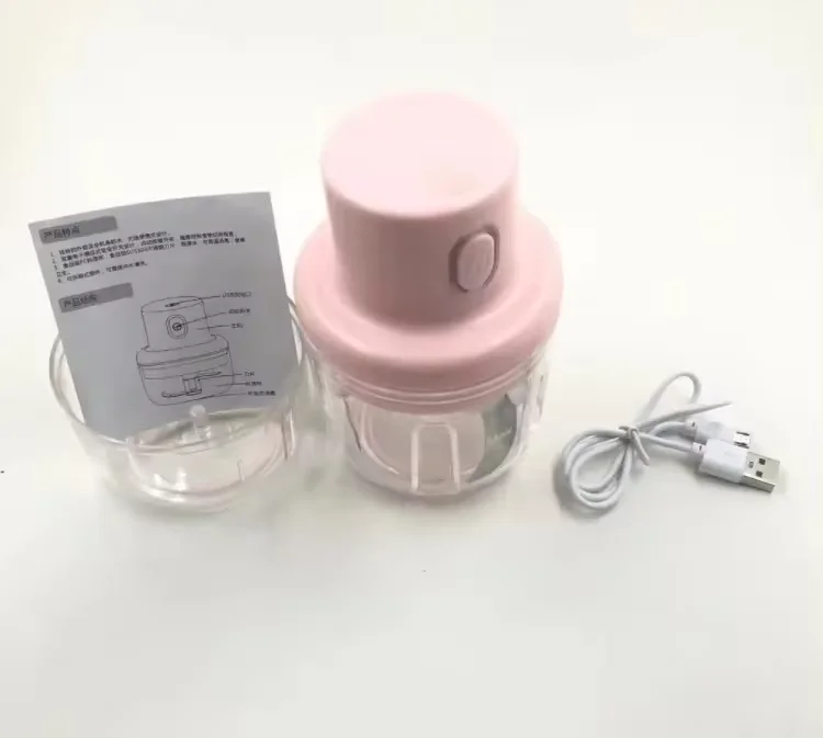 Electric Meat Garlic Grinders & Crusher USB Fruit Meat Cutter Blender vegetable chopper Machine Kitchen Tools