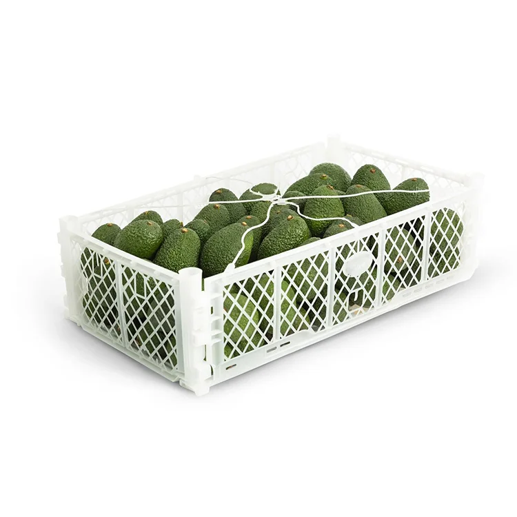 Foldable Plastic Basket Storage Crates Plastic Baskets for organizing Fruits Avocado