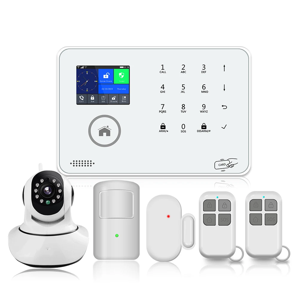 Мобильное приложение для получения сигнализации Wi-Fi GSM охранная сигнализация дома виллы магазинов внешние