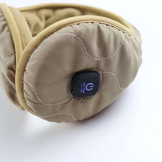 Electric storage heating quilting foldable ears muffs Cold winter warmly ear warmer earmuff temperature 55 degrees