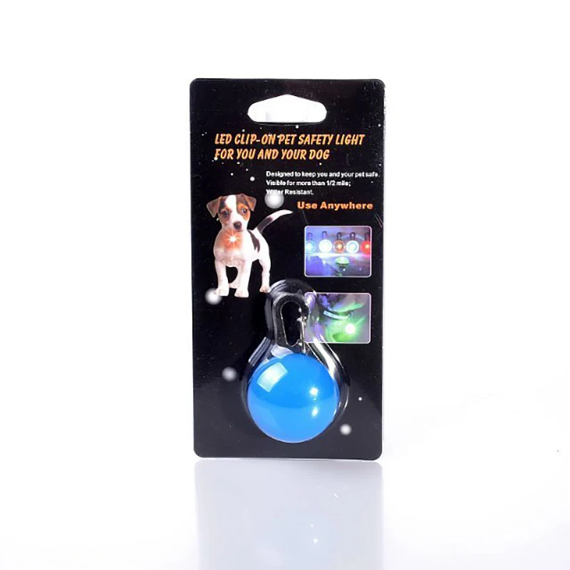 Safe At Night Pet LED Flashlight Pet Pendant Collar Glowing Pendant Pet Leads Necklace Luminous Bright Decoration Collar
