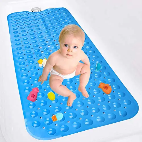 Baby Inside Bath Mat Non Slip Anti Slip Suction Non-Slip Bathroom Silicone Antimacrobial Bath Mats Non Slip Toddler
