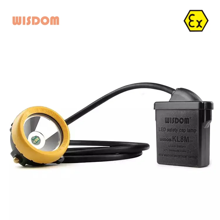 WISDOM Waterproof IP69 led headlamp e27 cap KL8M headlight made in China