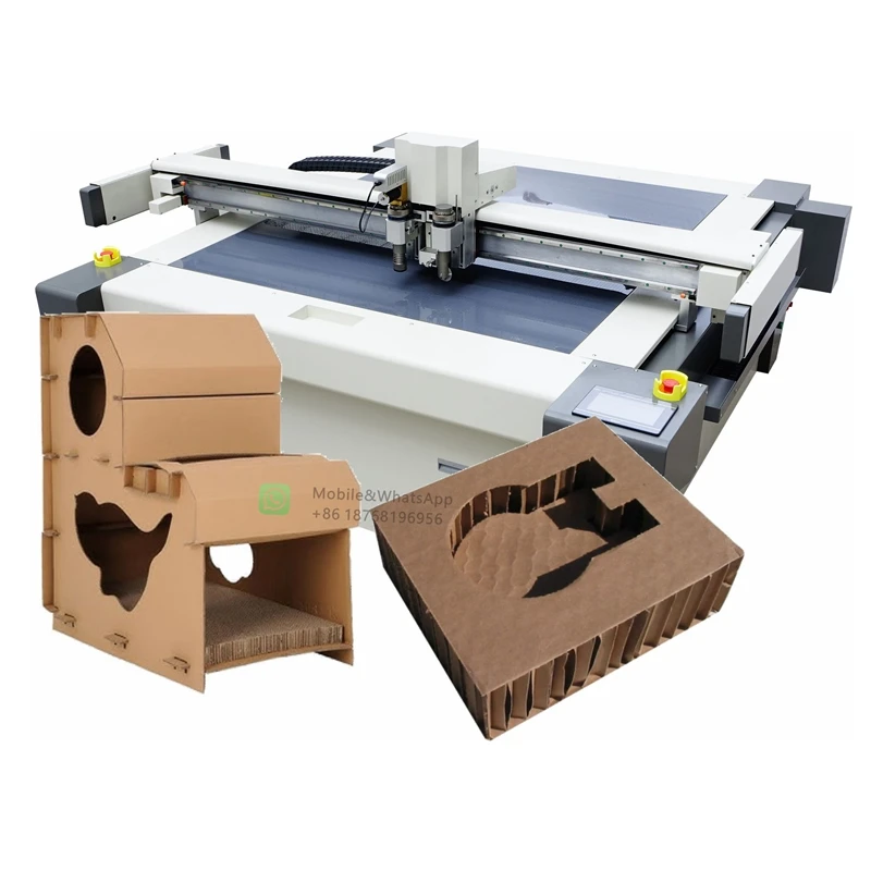 CNC Computerized Mat Cutter For Leather Corrugated Board Seat Cover Mat Rubber Car Floor Mat Cutting Machine With CE