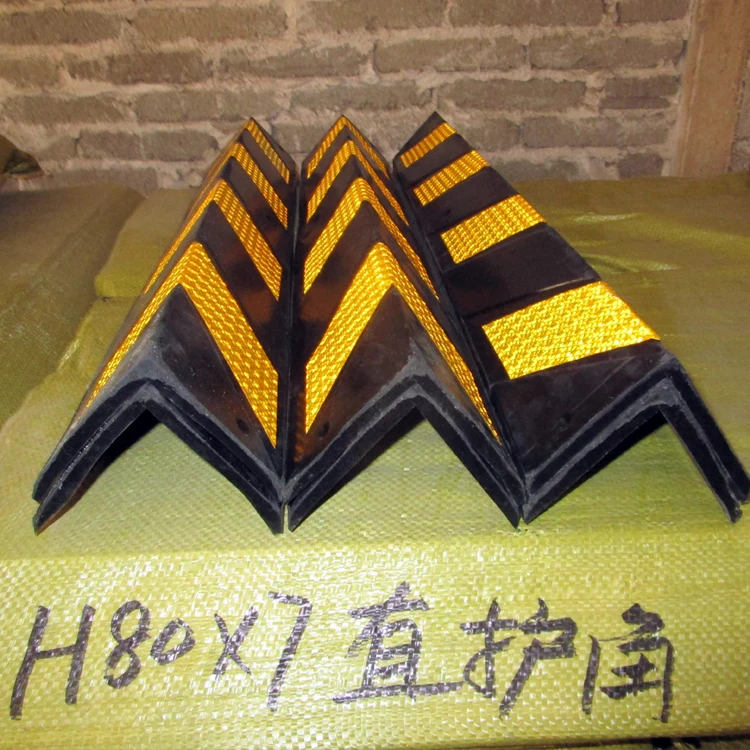 800mm Rubber Wall protector Corner Guard Garage Parking Lot right angle Wall Protector