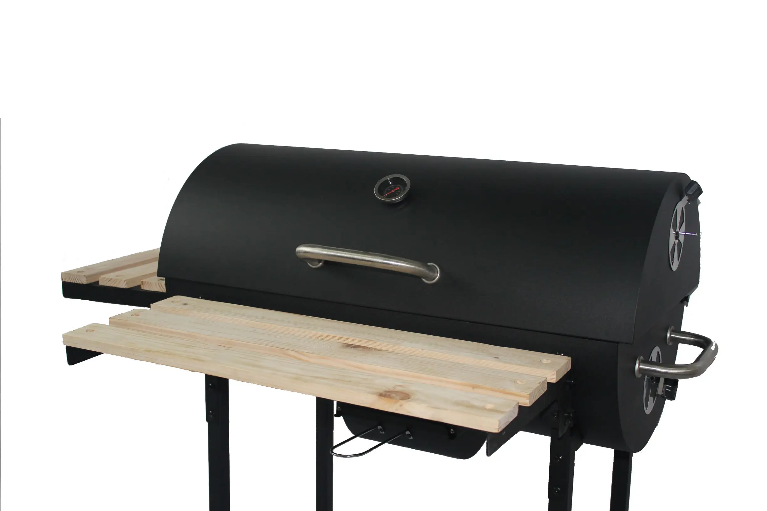 
Modern high quality portable outdoor rack with trolley picnic gravity charcoal bbq grill 