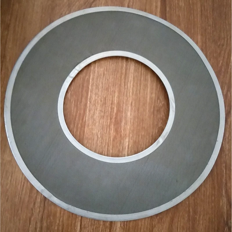 Factory Price 150 Micron Mesh Etching Disc Rimmed Stainless Steel Mesh Disc Filter