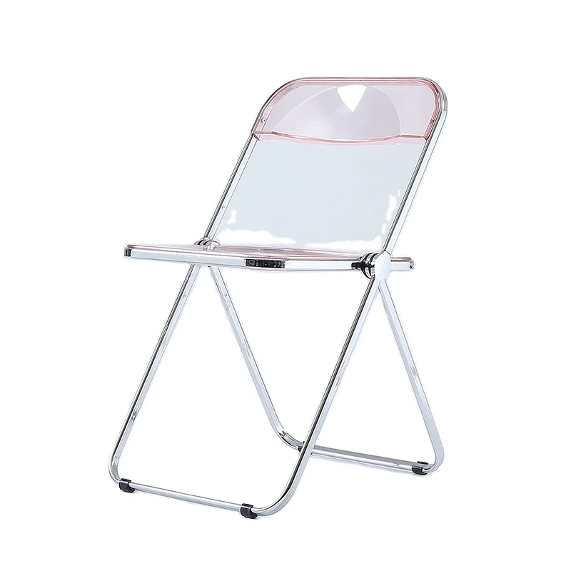 Nordic minimalist style multiple color options folding PET plastic hotel banquet chair