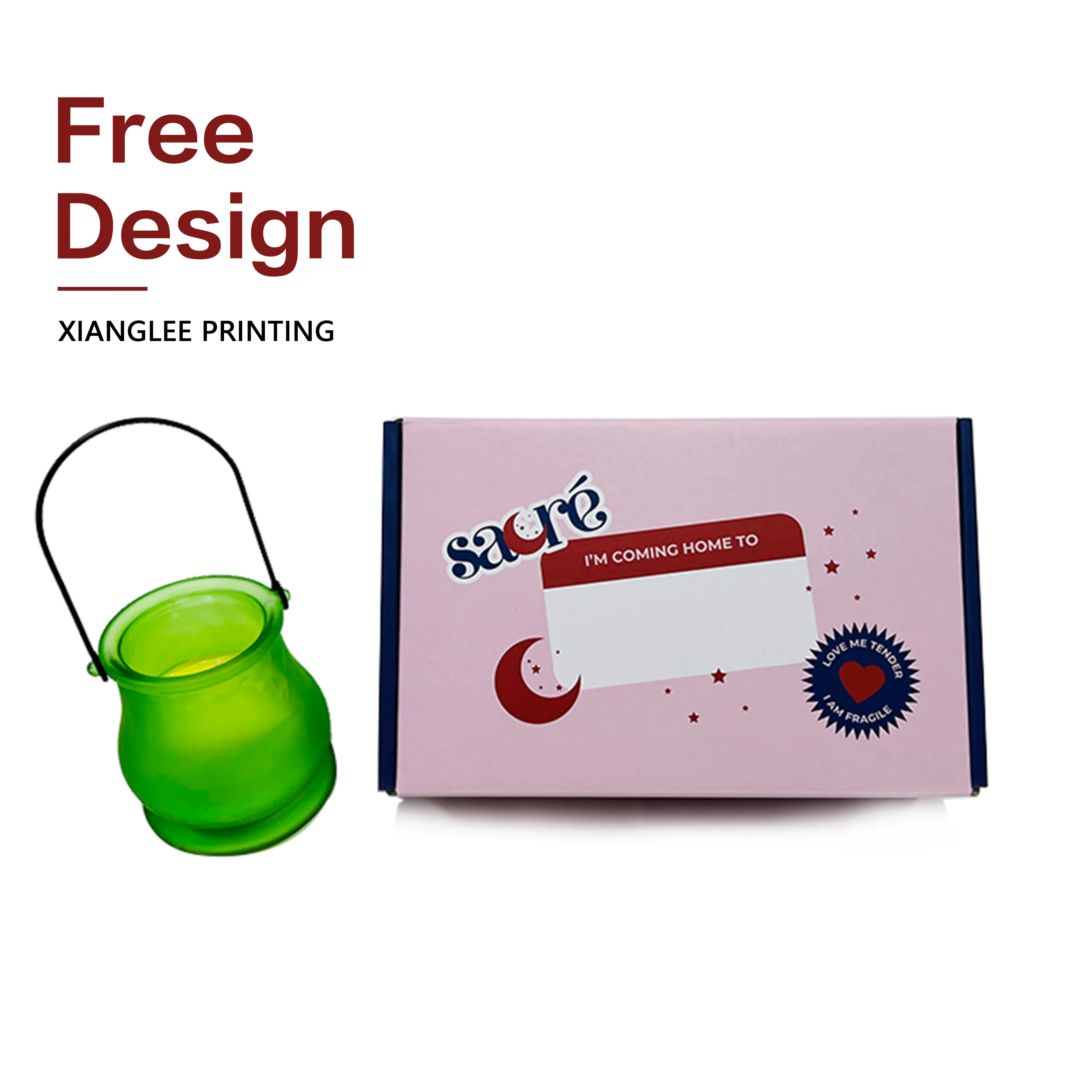 Custom Brand Logo Printing Pink Custom Corrugated Shipping Box Pink Color Logo Print Locking Mailer Packaging Mailing Box