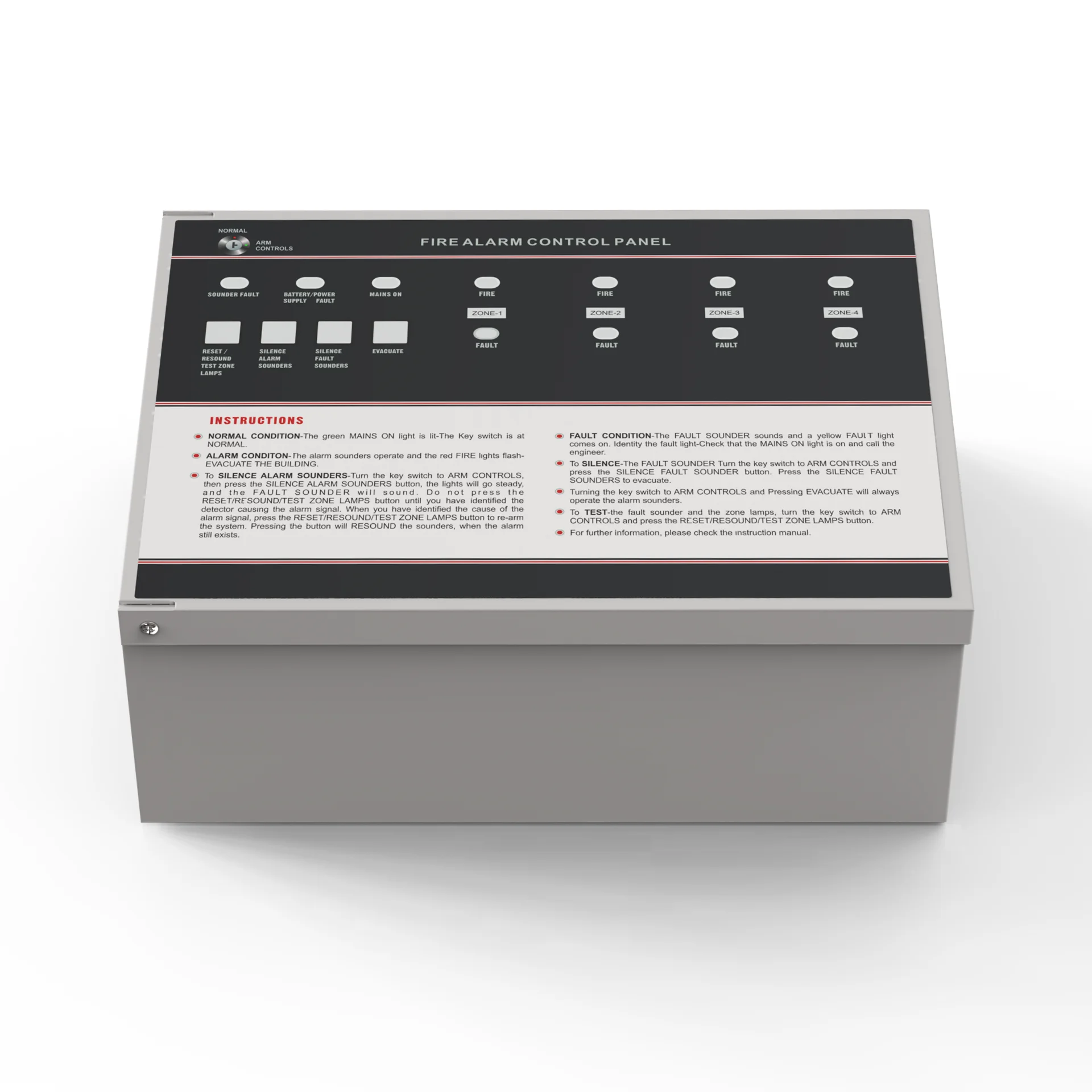 Fire Alarm System 2 Zone 4 zone 8 zone Conventional FACP Fire Alarm Control Panel