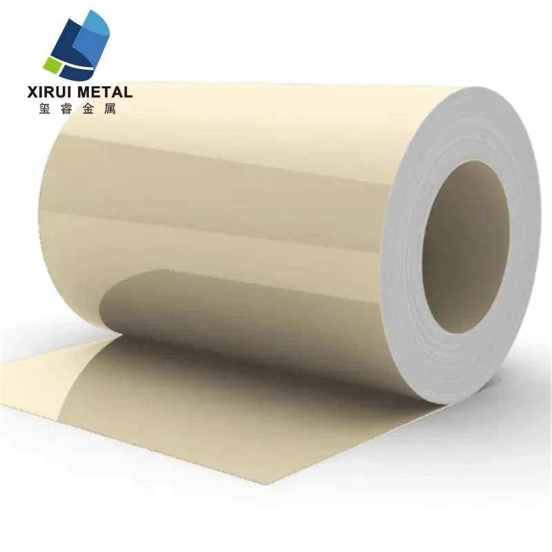 Hot Sale	Ral 9001 Color Coat Aluminum Coil Coated Aluminium Prepainted Aluminum Coil Sheet For Gutter