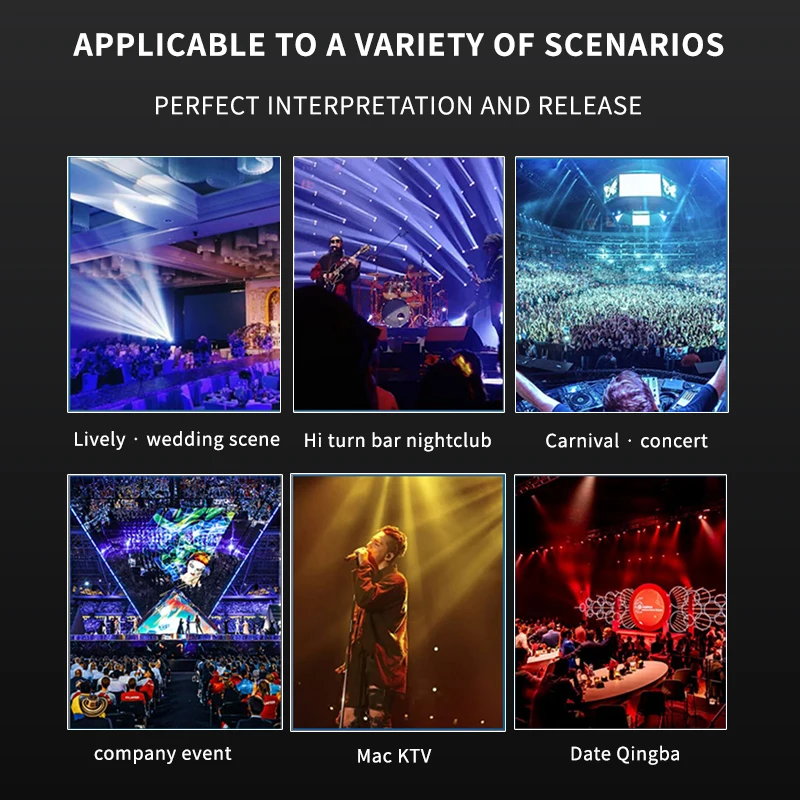 RGB Led Beam Stage Effect Ball  Beam Spotlight Move Head Stage Light Party Bar Disco Dj Lights Mini Laser Stage Lighting