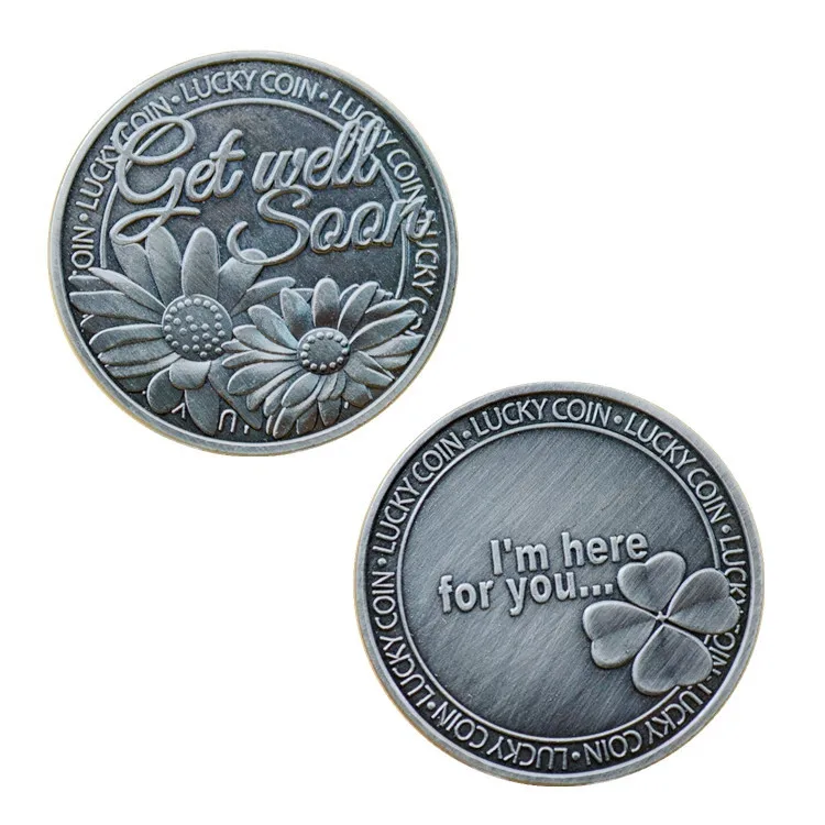 Get Well Soon Luck Coin, I am here for you  Lucky Coins