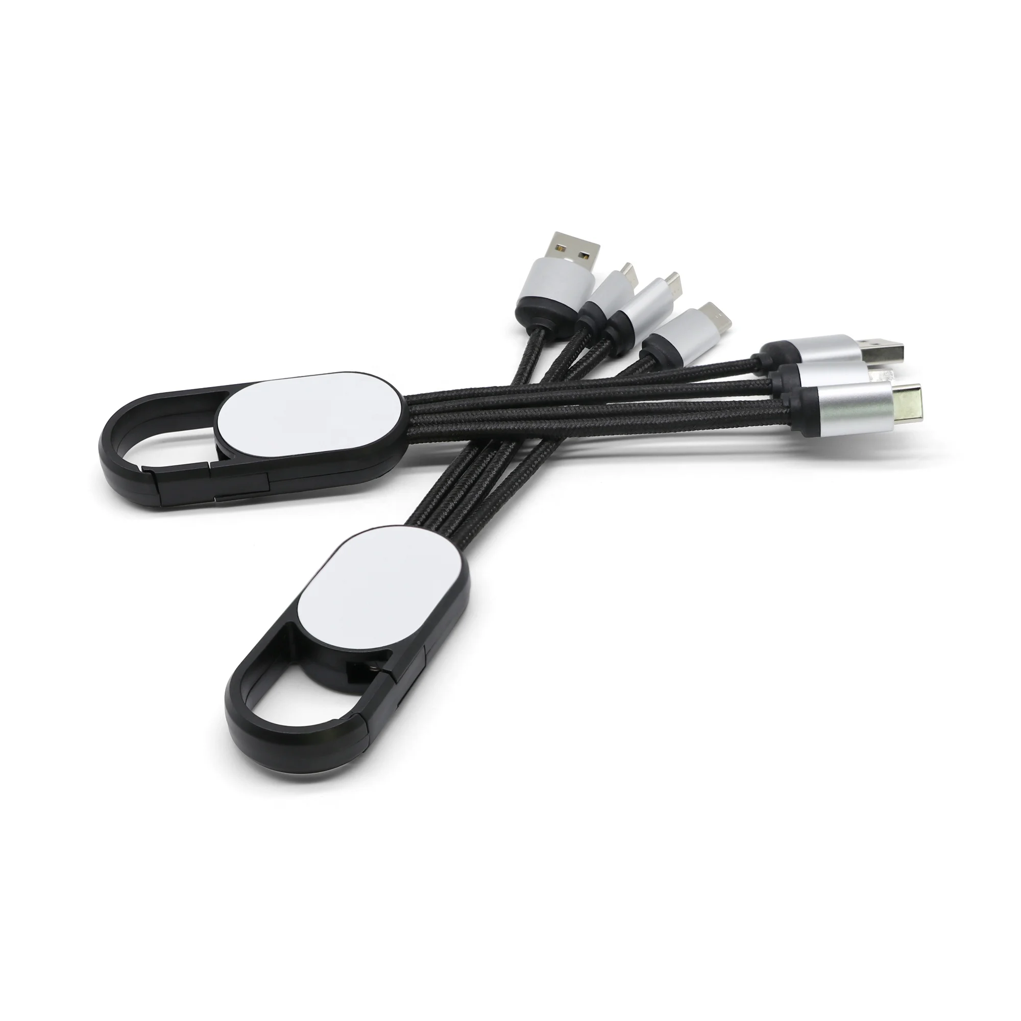 usb charging cable pocket branded braided electronic magnetic mobile multi usb charger data cables logo 3 in 1