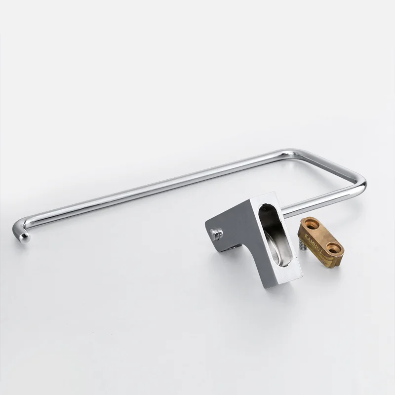 JOMOO Modern Bathroom Accessories Silver Towel Hanger Wall Mounted Zinc Alloy Bath Towel Ring Towel Holder