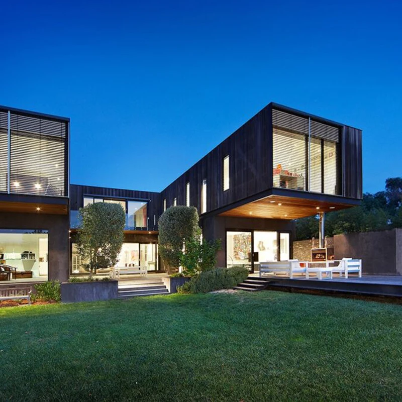 3D Design Prefab Light Steel Framing Modular Prefab Luxury Shipping Container Home Prefabricated House Villas for Sale