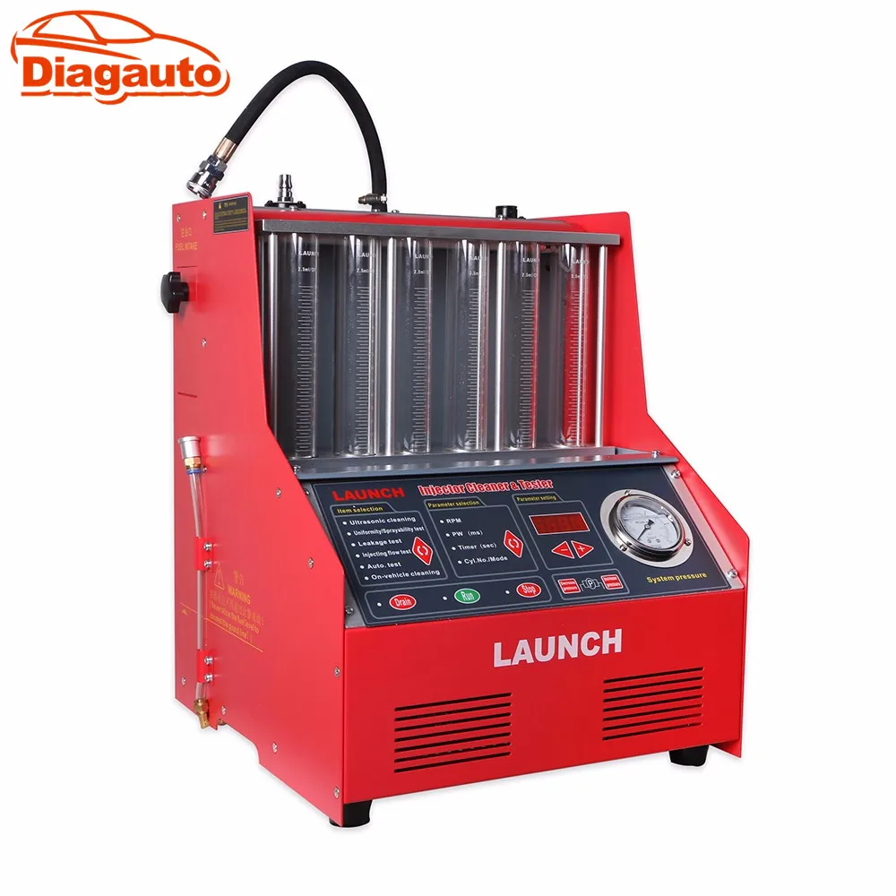 220V Original CNC602A fuel injector cleaner tester cnc-602a 6 jars Injector flow test Ultrasonic cleaning Free Shipping