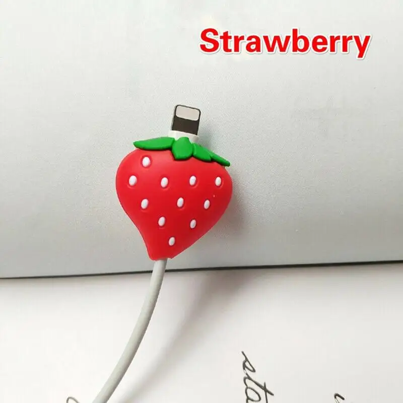  USB зарядка мультяшный ПВХ кабель Защита от укуса для