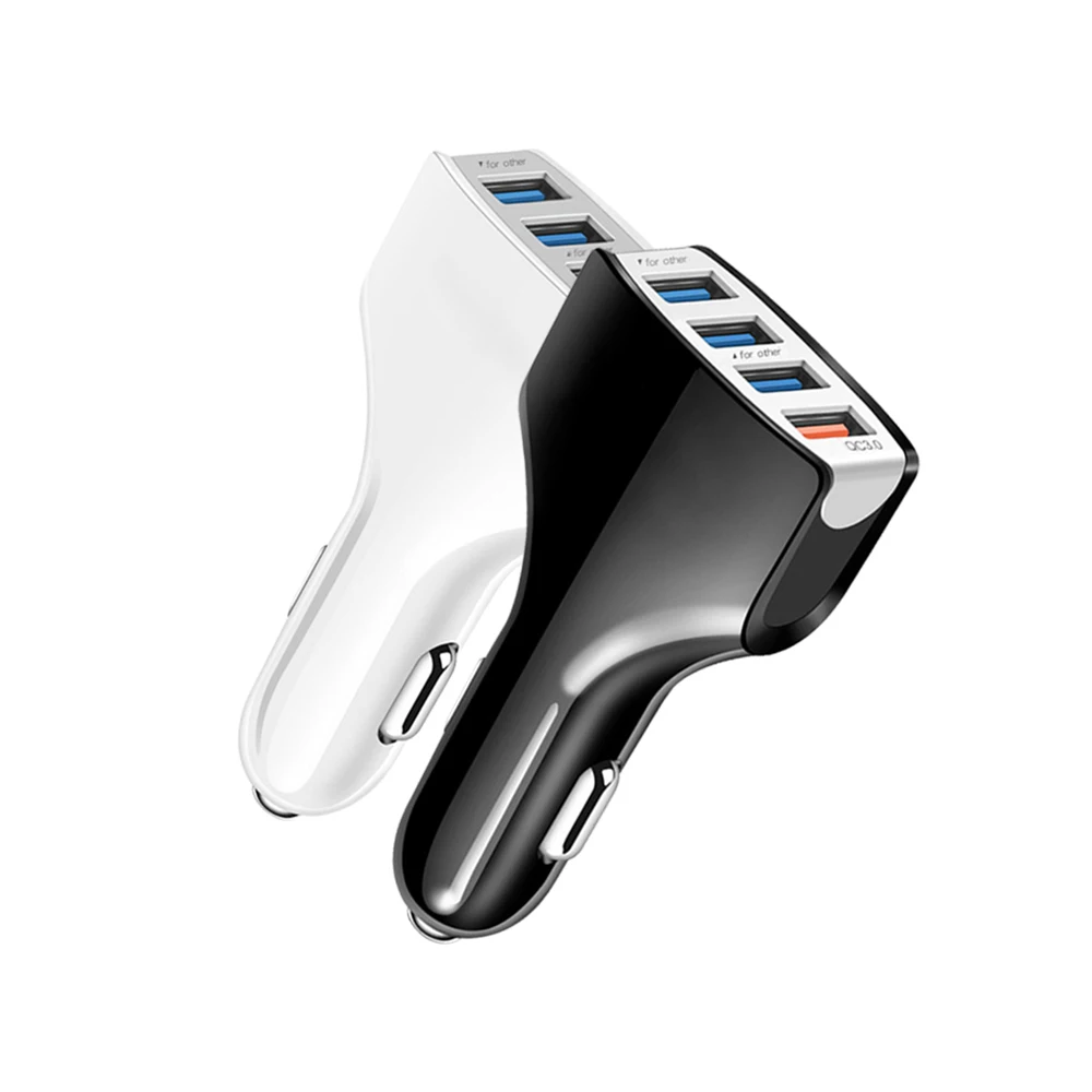 USB Car Charger Socket LED Voltmeter Power Socket Rocker Switch Panel