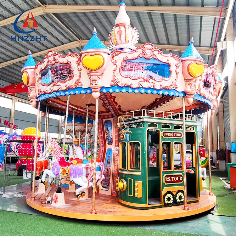 new design full size carousel horse kids carousel for sale rides for luna park