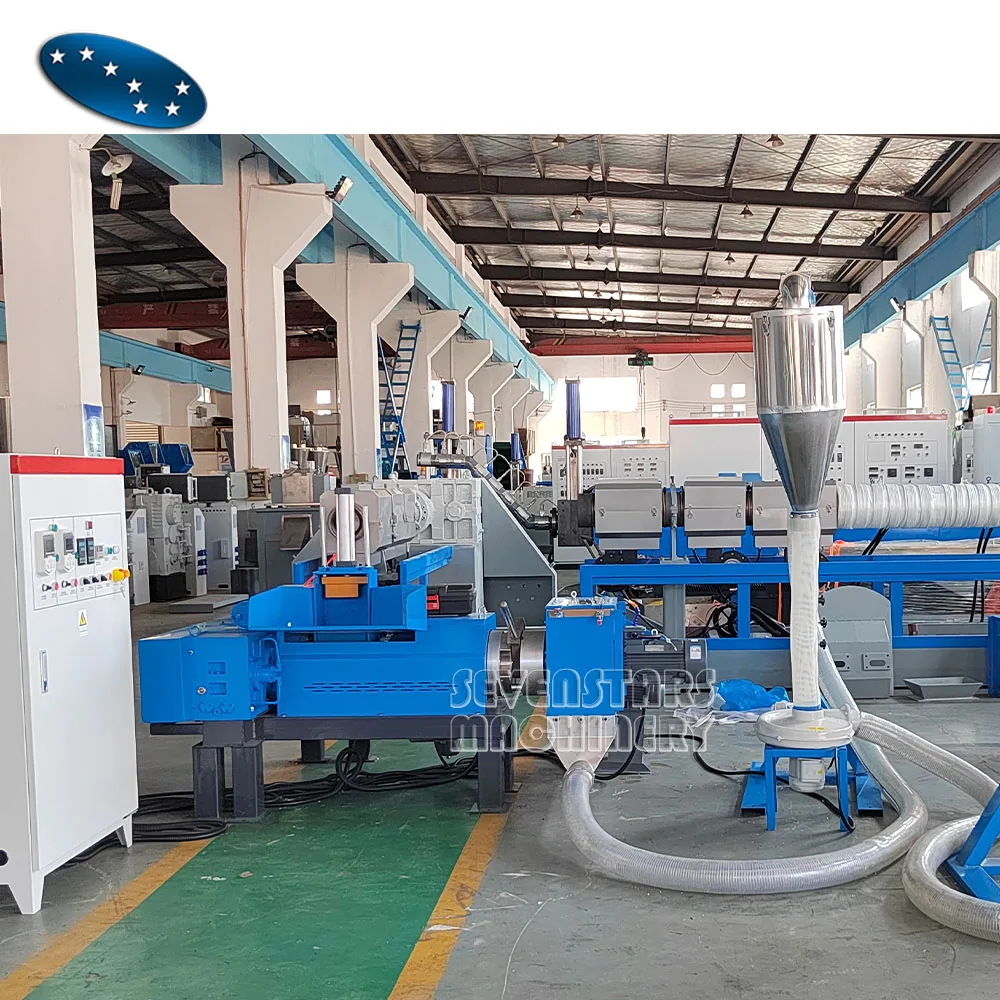 plastic pelletizing line  PE film pelletizing machine PE film plastic film recycling machine plastic recycling pelletizer