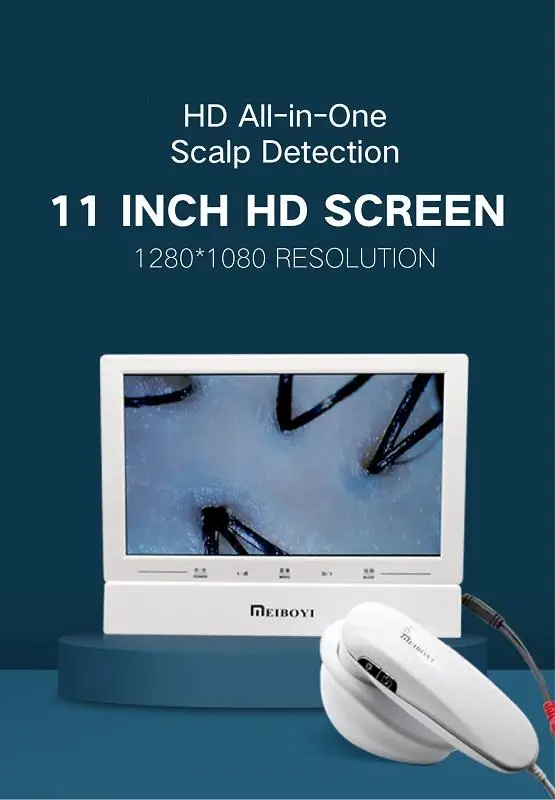 Meiboyi Portable Uv Light Hair Scalp Analyzer For Hair Salon Use Skin Scanner Analyzer