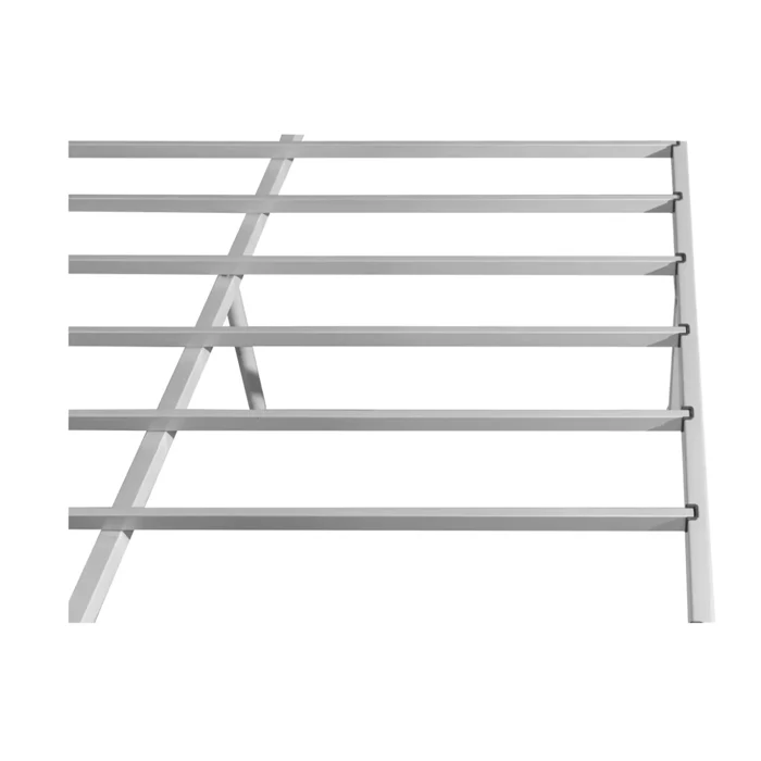 Bulk Sale Metal Platform Bed Frames with Headboard Under Bed Storage Heavy Duty Steel Slat Mattress Foundation