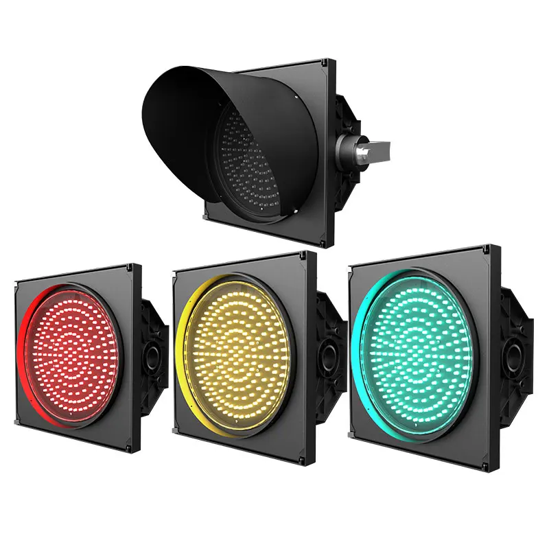 ZGSM semaforo led 100mm 200mm 300mm full ball traffic signal heads for road traffic lights