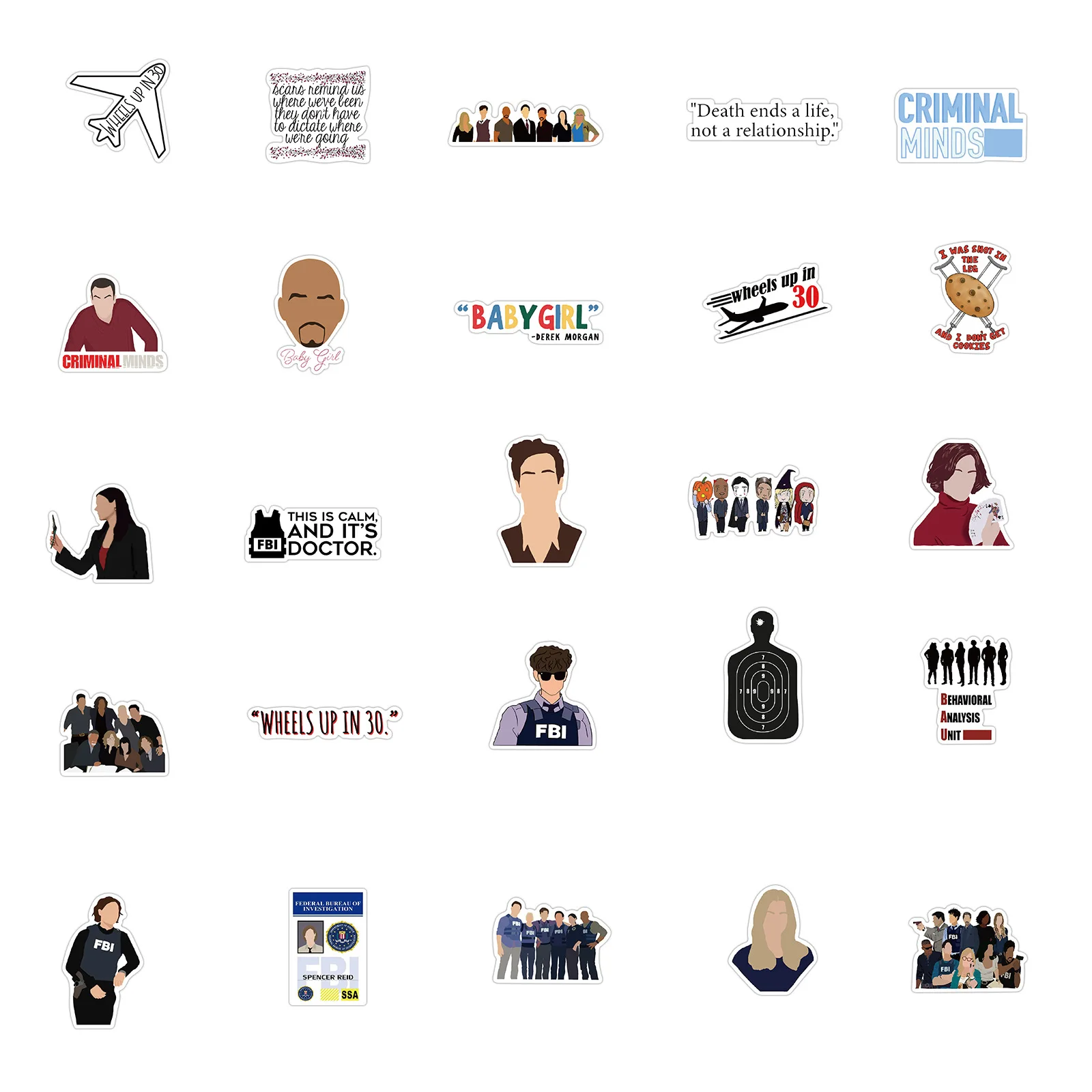 Personalized Graffiti Decorative Die Cut Stickers Waterproof PVC Water Bottle Stickers Reusable Adhesive DIY Stickers