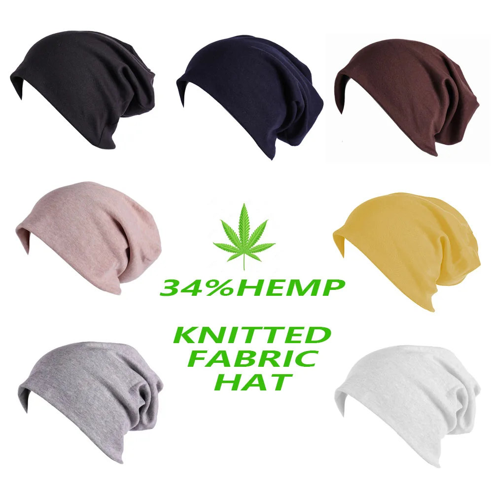 
custom hemp hat manufacturer knitted fabric fashion hat beanies 